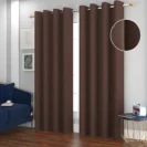Plain-velvet-curtains-blackout-brown